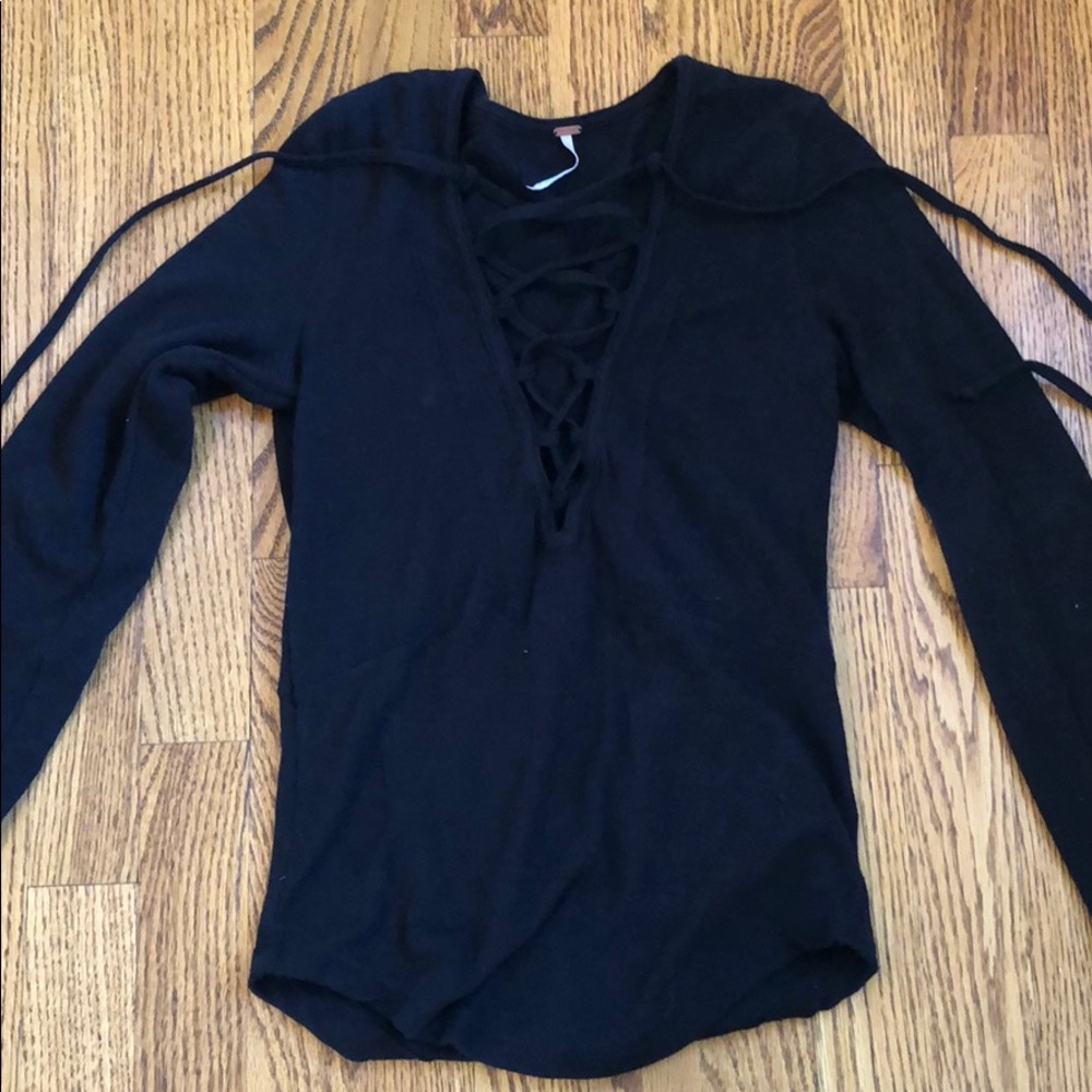 Free People Cross Top